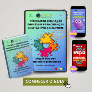 guia "Técnicas de Regulação Emocional para Crianças com TEA nível 1 de suporte"